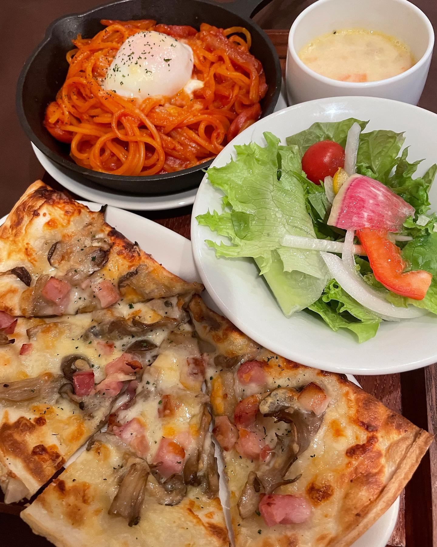 今回のイタリコおすすめはパスタとピッツァのコンビメニューです！！