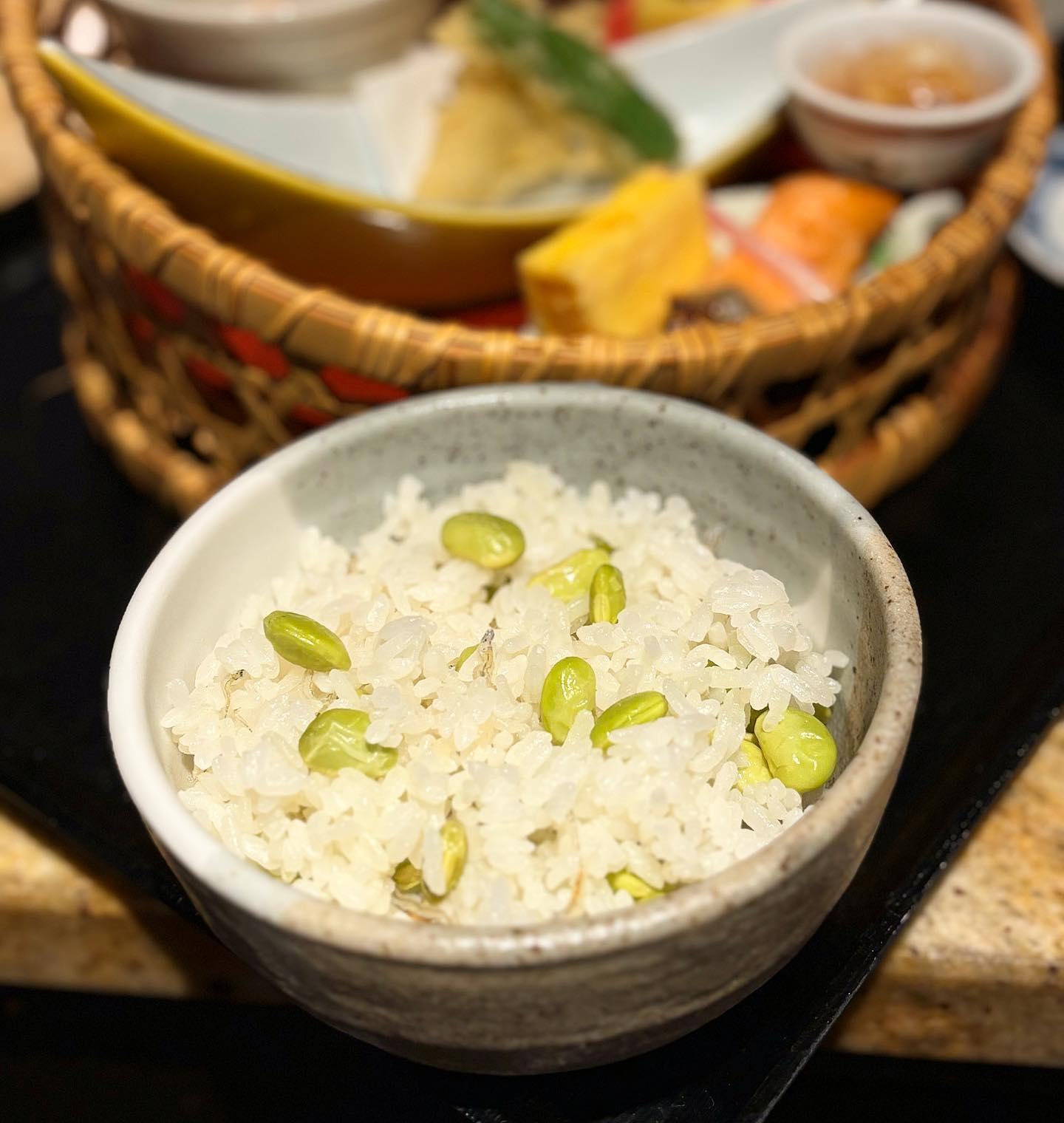 今の時期限定の炊き込みご飯🍚