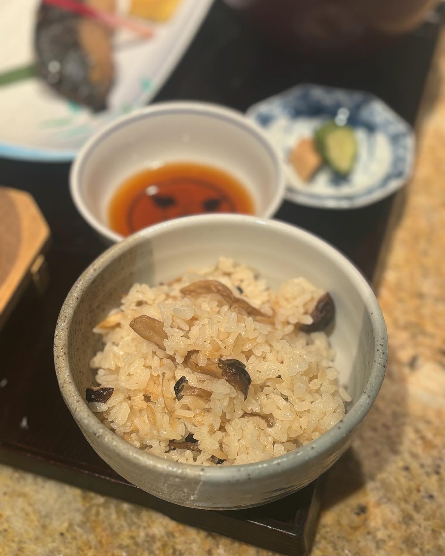 9月限定の炊き込みご飯🍚