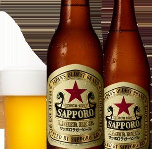 大阪駅前といったら赤星ラガーを大瓶で