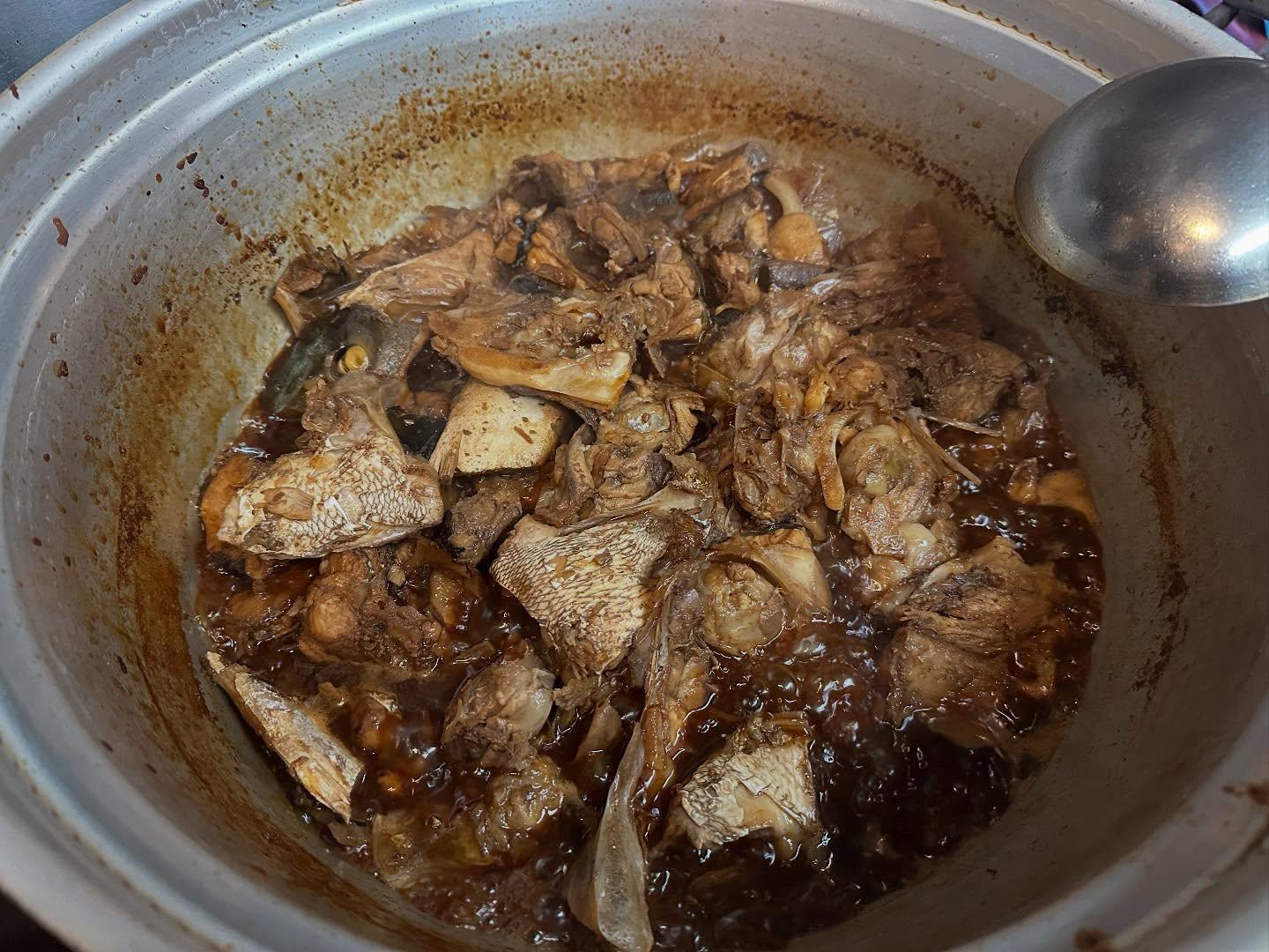 人気のアラ煮定食(税込