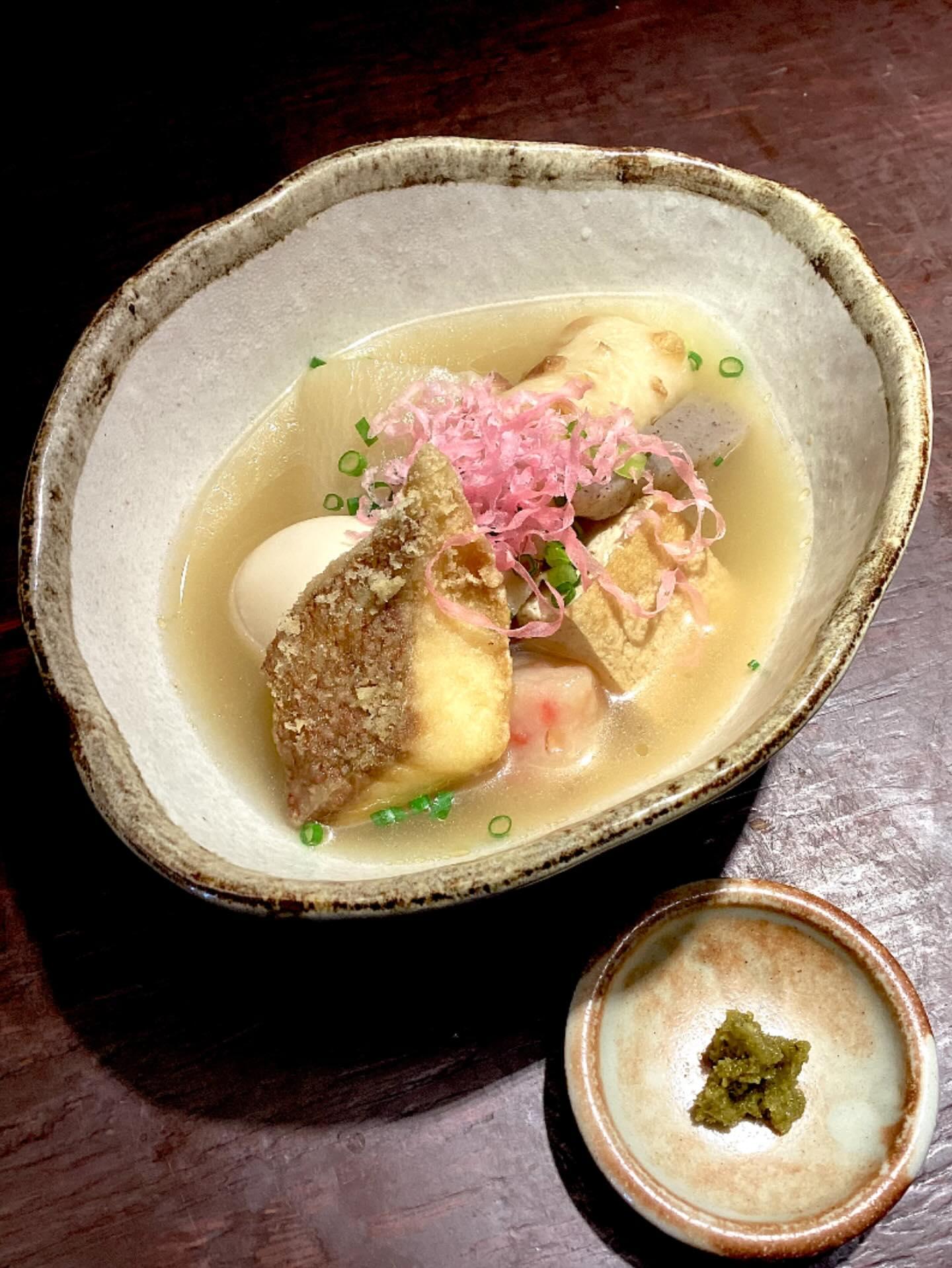 本日のおすすめ【鯛だしおでん】です✨